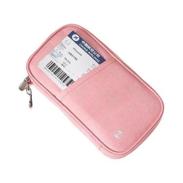 Imagem de Porta-passaportes Familiar Com Bloqueio RFID, Organizador De Documento