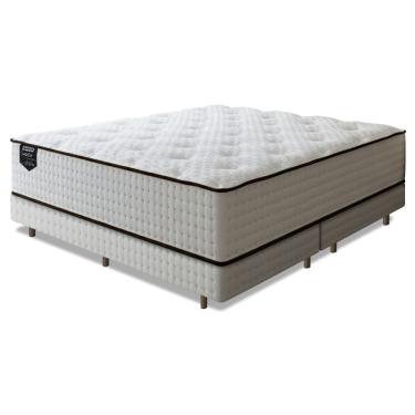 Imagem de Cama Box King Gazin Notte Fantástica Premium Molas Ensacadas 193x203x61cm Off White