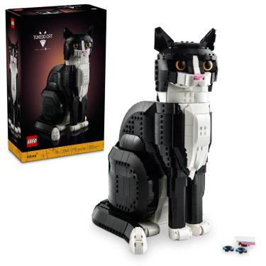 Imagem de Conjunto de construção LEGO Ideas Tuxedo Cat 21349 para adultos