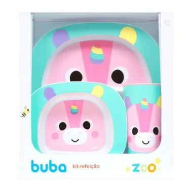 Imagem de Kit Refeição Introdução Alimentar Buba Zoo Unicórnio