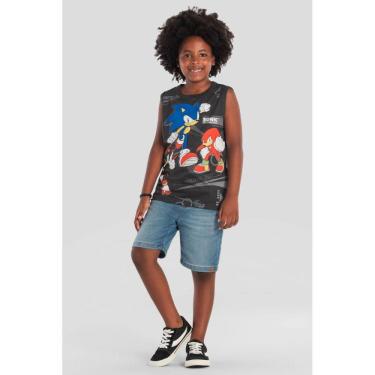 Imagem de Regata infantil menino do Sonic Brandili