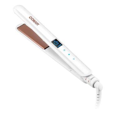 Imagem de Prancha De Cabelo Digital Conair Double Ceramic Branco Bivolt 