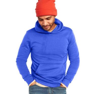 Imagem de Blusa de Moletom Masculina Com Capuz Blusa de Frio Slim Fitness Fashio