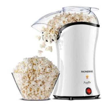 Imagem de Pipoqueira Elétrica Mondial Popflix Branco 1200W 220V - PP-04, 220V