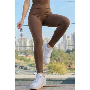 Imagem de Macacão Fitness Alças Largas Polo Wear Marrom Escuro, Marrom, G