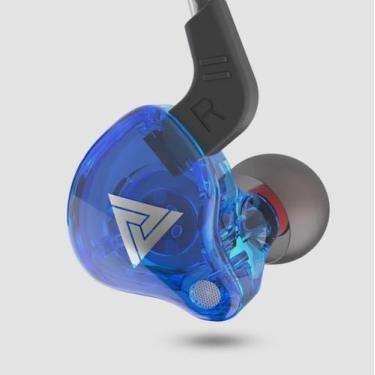 Imagem de Fone De Ouvido Qkz Ak6 retorno de palco game, azul