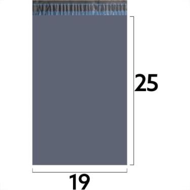 Imagem de Envelope De Seguranca Embalabox Preto 19X25Cm Com 250 Pecas .0017