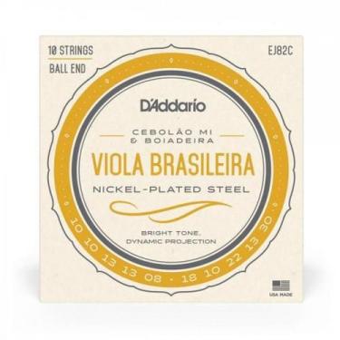 Imagem de Encordoamento Para Viola D Addario EJ82C Nickel Plated Steel .010