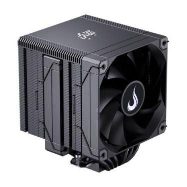 Imagem de Air Cooler Gamer Rise Mode Temp 6 Pro Black, AMD e Intel, 120mm, Preto