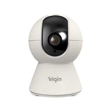 Imagem de Camera Rotativa Inteligente Wi-Fi Full HD 1080P 360 graus  com Visao Noturna e Audio Bidirecional para Monitoramento Interno