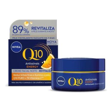 Imagem de NIVEA Creme Facial Q10 Energy Antissinais Noite 50g, Reduz L - Congrat