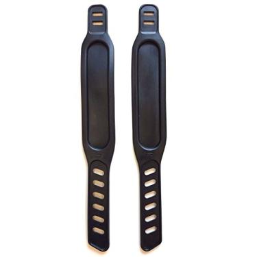 Imagem de Alças de pedal universais Treadlife para bicicleta de exercício (1 par) – 30,5 cm extra longo