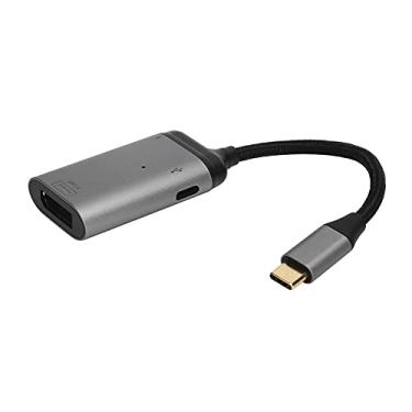 Imagem de PUSOKEI Cabo adaptador USB C para DP, 8K @ 60Hz USB C para DP1.4 HDR adaptador de cabo de saída de vídeo, PD3.0 100W adaptador de cabo de carregamento para para Mac
