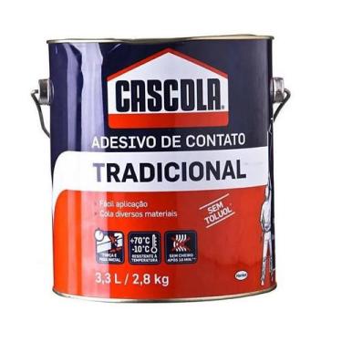 Imagem de Cola Adesivo De Contato 3,3L 2,8 Kg Cascola - Henkel