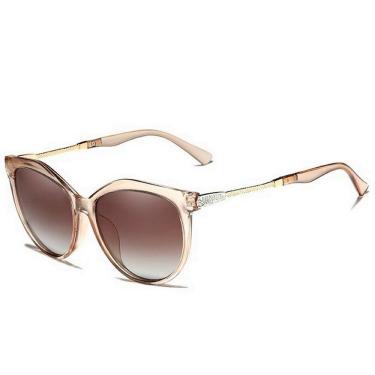 Imagem de Óculos de Sol Feminino Gatinho Luxuoso Kingseven Proteção UV400 Polarizados 