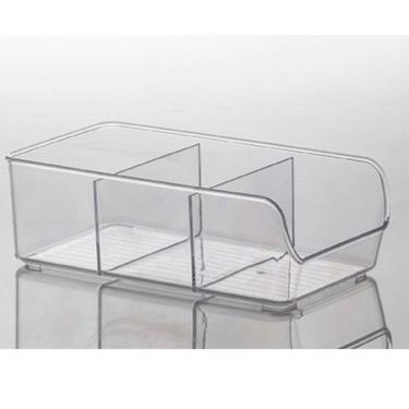 Imagem de Organiz. Diamond 28x14x9cm Cristal - Ref. 883
