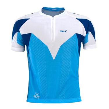 Imagem de Camisa Ciclismo Ultra Bikes Max Dry Azul/Branco Tamanho G - Pro Tork