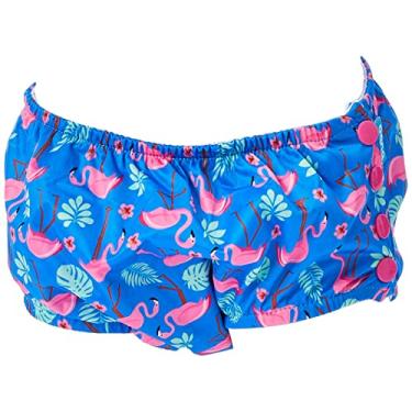Imagem de BIQUINI DE BANHO COM FRALDA REUTILIZAVEL- FLAMINGO - G