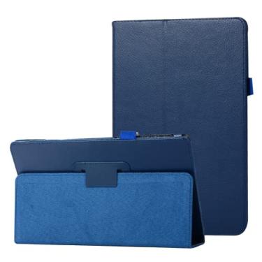 Imagem de ZiEuooo Linda capa protetora de poliuretano para tablet Samsung Galaxy Tab A 7.0 A 8.0 A 9.7 A 10.1 A 10.5 E 8.0 E 9.6 Tab 3 Lite Tab 4 S 2014 (azul, Tab 4 10.1 2014 T530 T535)