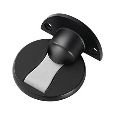 Imagem de YUMENG Protetor de parede de montagem de piso magnético batente de porta furação batente de porta autoadesivo para proteger paredes para armários de porta de quarto de escritório doméstico batente