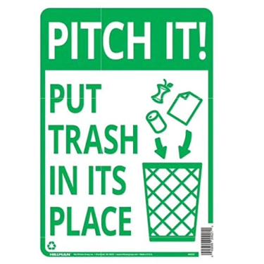 Imagem de Hillman Placa Pitch it (25,4 cm x 35,5 cm)