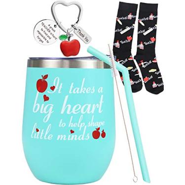 Imagem de Presentes de professores para mulheres, presente de agradecimento ao professor, presentes de agradecimento para professores, presentes de aniversário para professores, It Takes a Big Heart to Shape