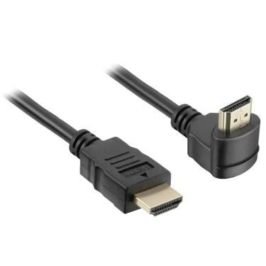 Imagem de Cabo HDMI 2 Metros Plug 90 Graus Elgin 46RCHDMI9001