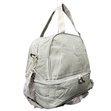 Imagem de Bolsa Lancheira Térmica 2 Compartimentos Quente E Frio Y3390 (CINZA)