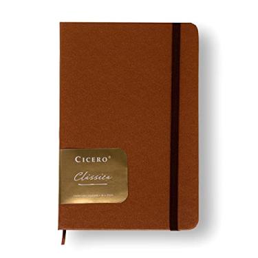 Imagem de CADERNETA CICEROS CLÁSSICA PAUTADO 14X21 CARAMELO