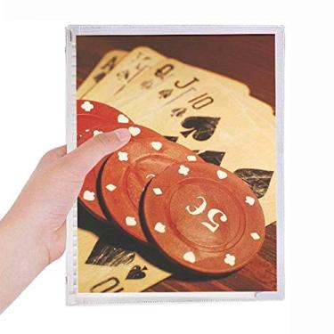 Imagem de Caderno de fotos para jogos Red Chip com folhas soltas e diário recarregável, artigos de papelaria