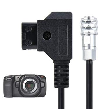 Imagem de D Tap para Cabo de Alimentação 4K para Blackmagic Pocket Cinema Camera 4K e Bateria Gold Mount V Mount (1,5M)
