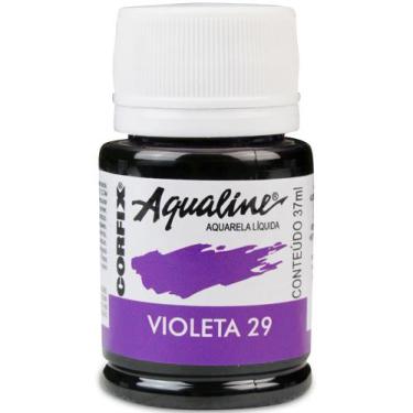 Imagem de Tinta Aquarela Aqualine Corfix 37 Ml  29 Violeta