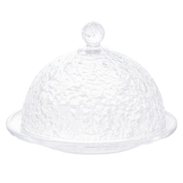 Imagem de Queijeira de Cristal Martelado com Tampa Petra 19,5cm x 13cm- Lyor