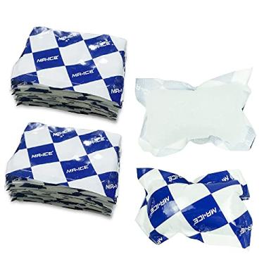 Imagem de Pacote de gelo seco para envio de alimentos congelados - Sacos de gelo reutilizáveis para lancheira mais fria - Pacotes de freezer para lancheira - Absorve água fria, mantém alimentos frescos e