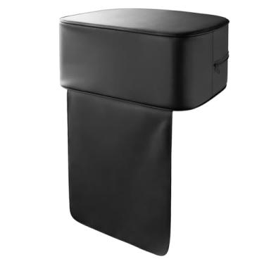 Imagem de predolo Almofada de assento de salão de beleza, almofada de corte de cabelo para barbeiro, meninos meninas, crianças, cadeira de pentear, corte de cabelo, preta