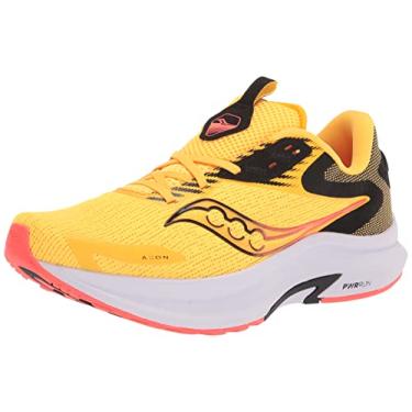 Imagem de Saucony Tênis de corrida masculino Axon 2, Vizigld/Vizired, 12.5