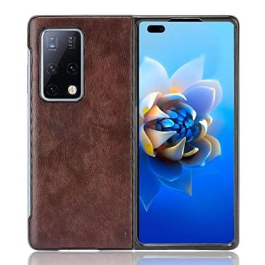 Imagem de Capa para celular Huawei Mate X2 Capa protetora robusta 360° Proteja seu telefone padrão vintage capa capa compatível com Huawei Mate X2