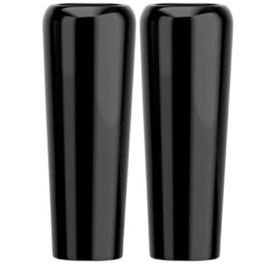 Imagem de Kit 2 Vasos Fibra De Vidro 80cm Florida M Decorativo Vietnamita (Preto)