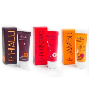 Imagem de Kit 3 Lubrificantes Íntimos Purissimo, Hialu e Jambu 40g - TODA JOANA
