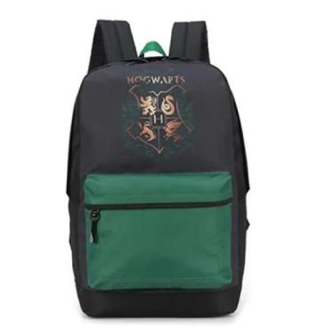 Imagem de Mochila de Costas Harry Potter Verde Hogwarts Original, Verde