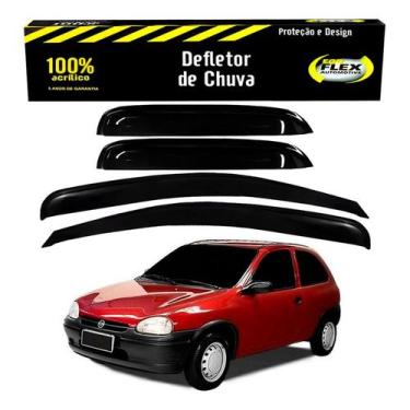 Imagem de Jogo Calha Defletor Chuva Corsa 1.6 4 Portas 1994 A 1996 - Ecoflex