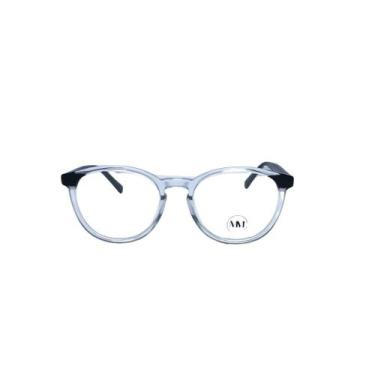 Imagem de Armação Acetato Para Óculos De Grau Redondo Unisex MM Óculos, C1, Únic