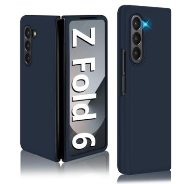 Imagem de Z Fold 6 Capa de silicone líquido para Samsung Galaxy Z Fold6 5G, capa de telefone fina para mulheres e meninas, borracha de gel macio, ultrafina, design antiarranhões, capa protetora para Samsung Z