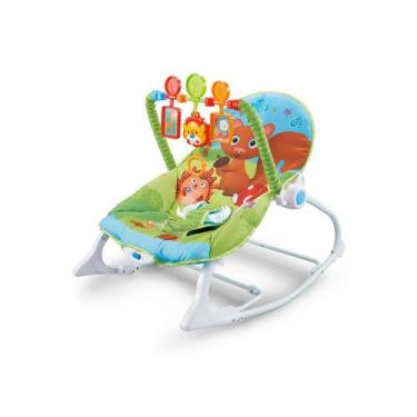 Imagem de Cadeira Cadeirinha Bebê Descanso Vibratória Musical Até 18kg Esquilinh