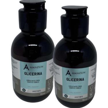 Imagem de Kit 02 Glicerina Vegetal Amazun 100ml