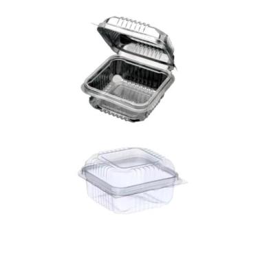 Imagem de Embalagem Mini Doce Quadrado 130ml C/150 Un Cor Transparente - Blook