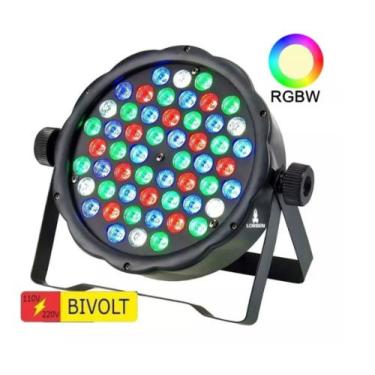 Imagem de Par Led Rgbw 54 Leds De 3w Dmx Strobo - AD LIGHT
