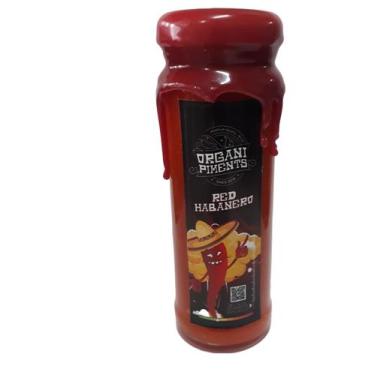 Imagem de Molho de Pimenta Natural Red Habanero 110ml - OrganiPiments