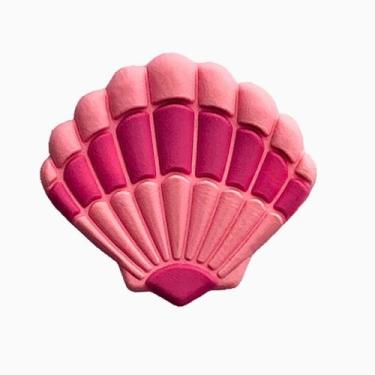 Imagem de Kit 50 Peças aplique Emborrachado Concha Colorida - RAE, Rosa