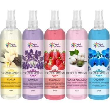 Imagem de Atacado 5 Odorizador Perfume de Ambiente 240ml Melhores Aromas - Tropi